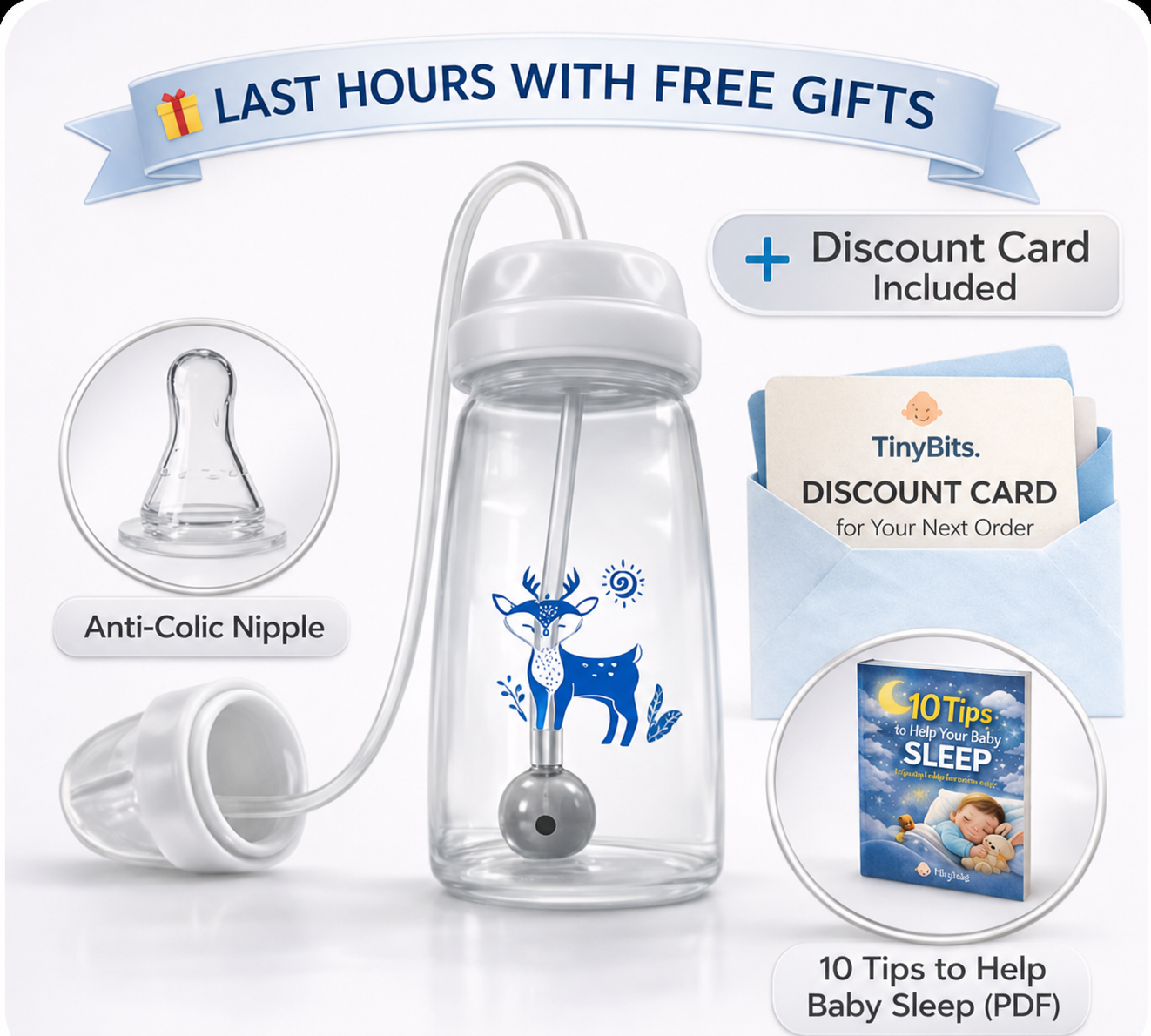 Hands Free baby bottle